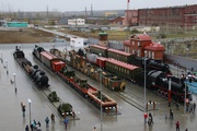 На 9 мая УГМК подарила Верхней Пышме уникальную железнодорожную экспозицию с настоящими поездами военных лет