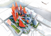 «Екатеринбург-Сити» превратится в 250-метровый Каменный цветок с каскадом площадей. ФОТО