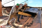 Восстановление дома в Городке чекистов началось только через четыре месяца
