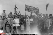 Субботник Союза рабочих швейной промышленности, 1 мая 1920 года. ФОТО: Свердловский госархив