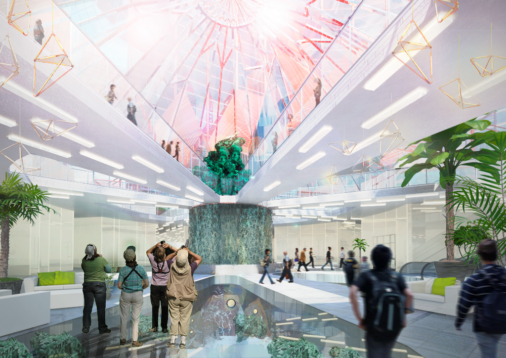 «Екатеринбург-Сити» превратится в 250-метровый Каменный цветок с каскадом площадей. ФОТО - Фото 15