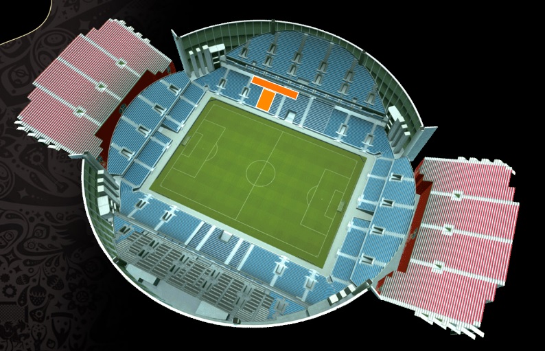Разглядываем стадион и выбираем себе места! FIFA показала, как будет выглядеть «Екатеринбург Арена» в 2018 году - Фото 10