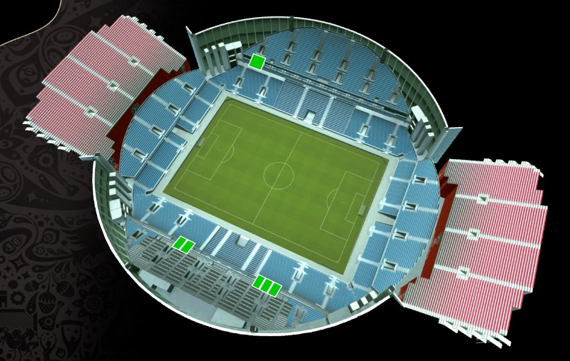Разглядываем стадион и выбираем себе места! FIFA показала, как будет выглядеть «Екатеринбург Арена» в 2018 году - Фото 13