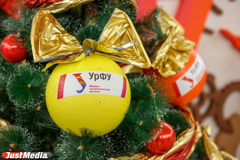 В центре Екатеринбурга появились первые новогодние елки. Одна из них – выложена из лекций студентов - Фото 8