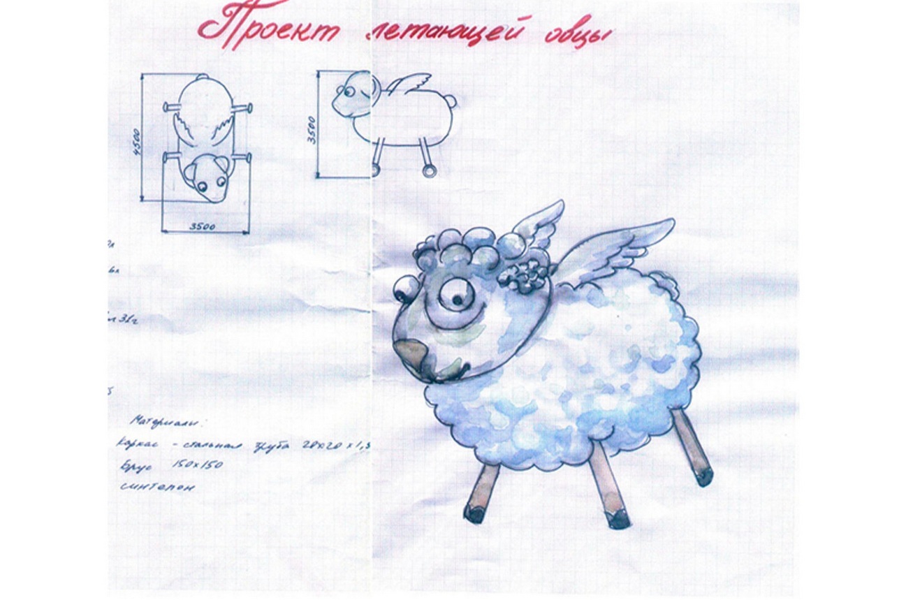 Новогоднюю овцу из «Гринвича» превратят во flugtag и отправят на чемпионат Red Bull в Москву - Фото 4