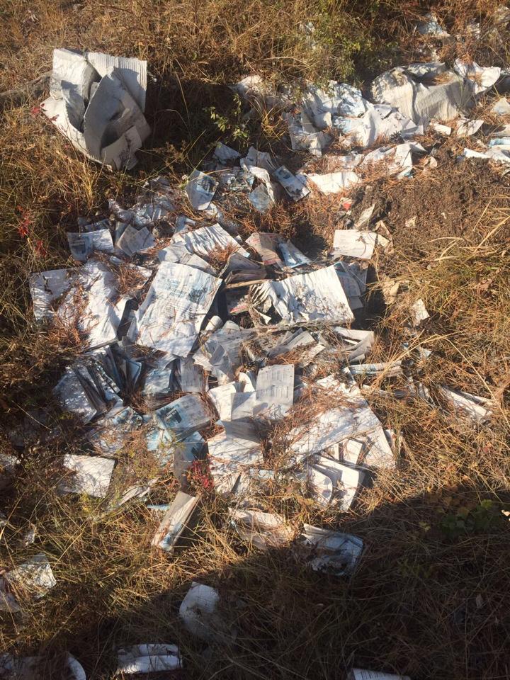  «Ходят мимо мусора и матерят»: депутат свердловского заксобрания убрал из леса разбросанные агитки - Фото 3