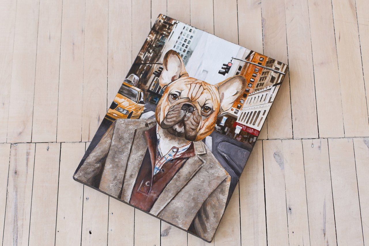 От США до Австралии. Собаководы со всего мира заказывают портреты питомцев у молодой екатеринбургской художницы - Фото 7