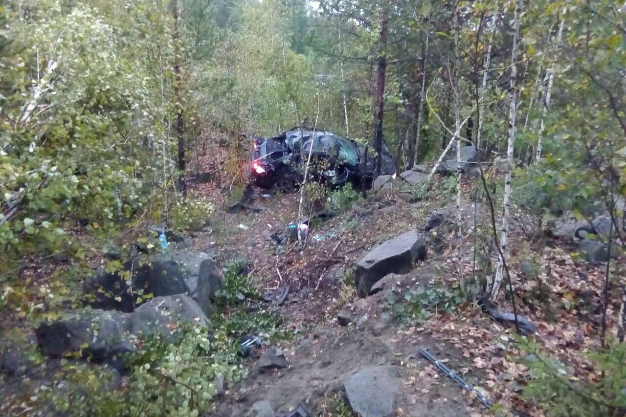 На Серовском тракте BMW вылетел в кювет и проложил просеку в лесу. Двое погибли, трое в больнице. ФОТО - Фото 4
