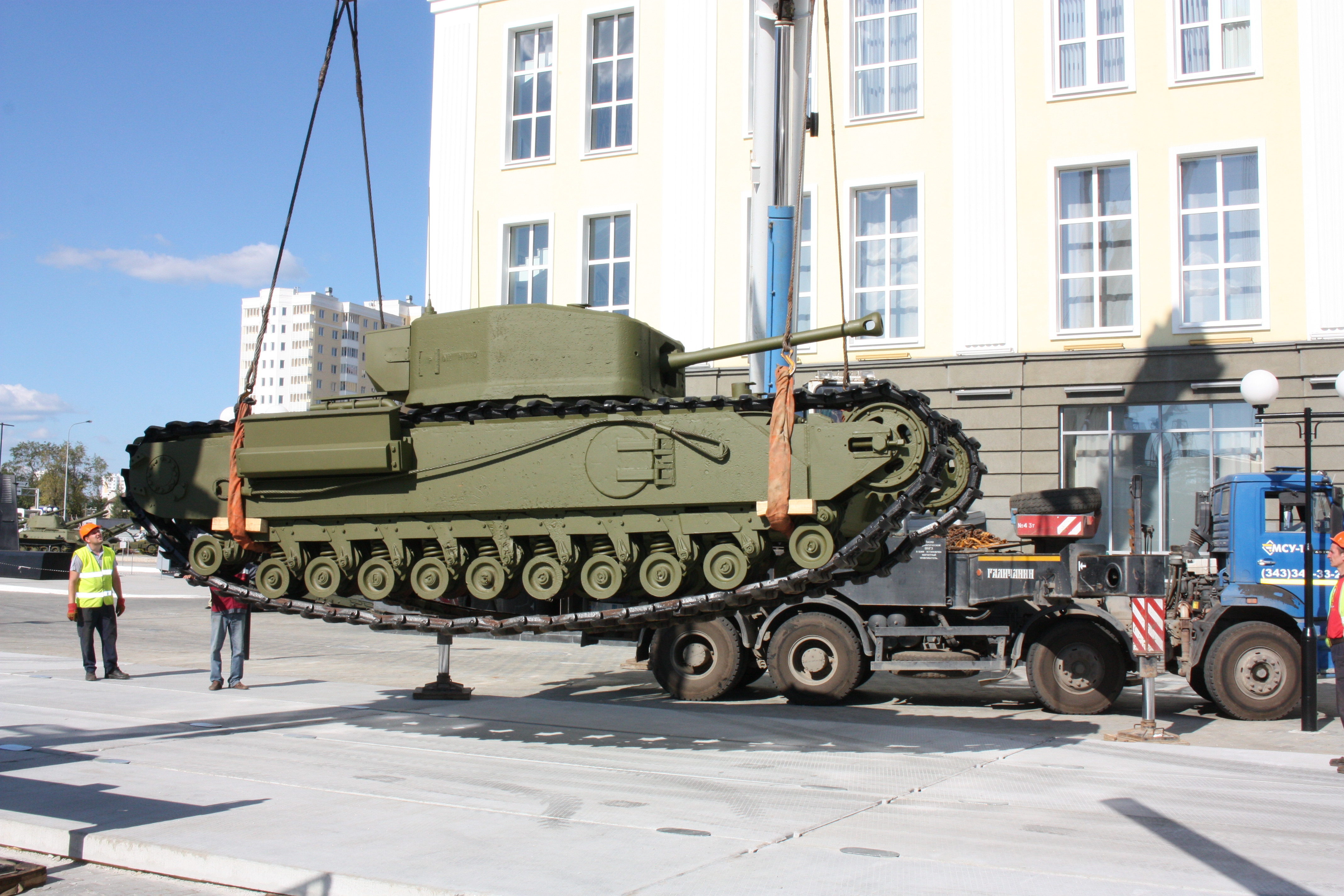В музей военной техники УГМК прибыли боевые «англичане» - Фото 9