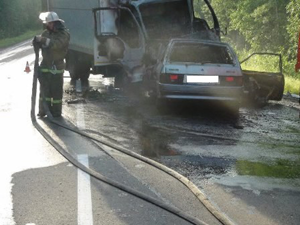 Возле Kрасноуральска в результате ДТП  сгорели два человека  - Фото 3