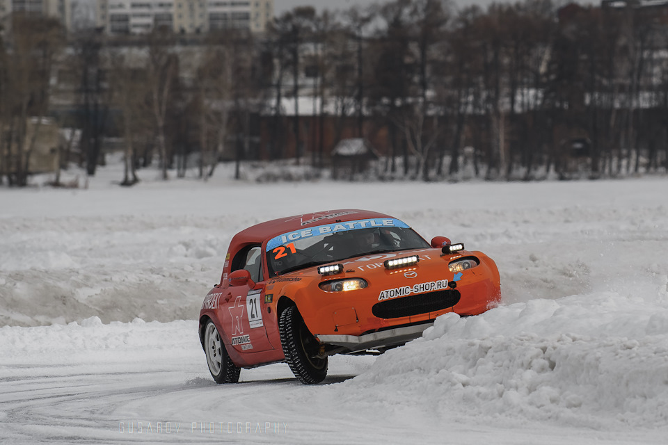 ICE BATTLE на Mazda MX5: скользить нельзя проигрывать - Фото 5