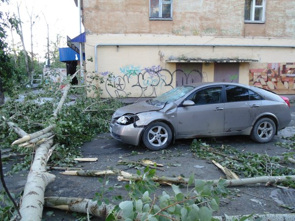 Ночью в Асбесте бушевал ураган: «На улицах, как после бомбежки: деревья вырывало с корнем, срывало крыши и балконы» - Фото 3