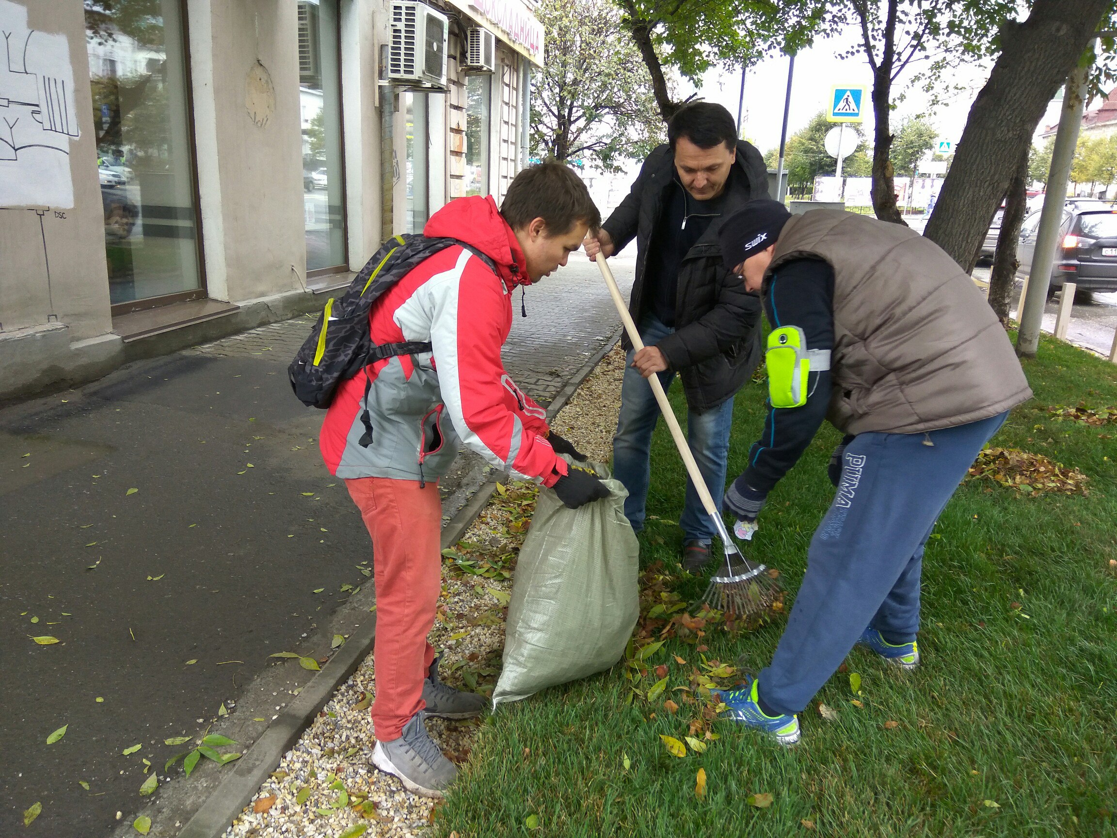 «Наша задача научить стелить газоны, а не менять их во всем городе». В центре Екатеринбурга появился еще один газон от предпринимателя Окунева  - Фото 4