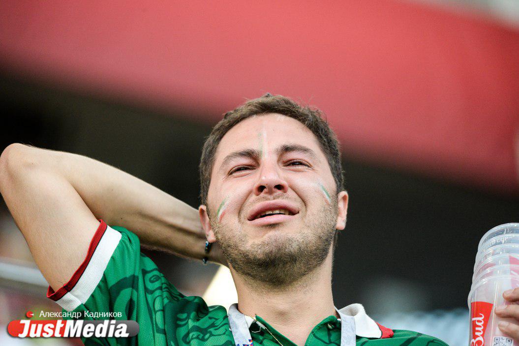 Все эмоции от поражения Мексики в матче со Швецией на лице одного болельщика. ФОТО - Фото 4