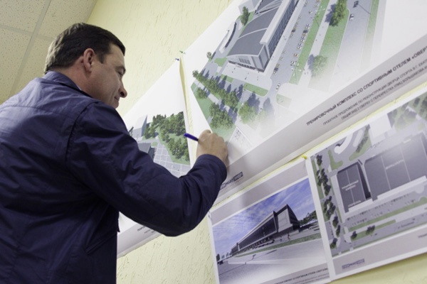 Евгений Куйвашев одобрил проект строительства хоккейного комплекса в Екатеринбурге - Фото 1
