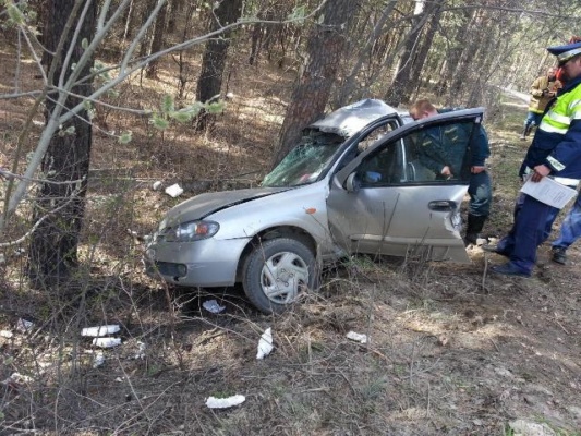В Березовском девушка-водитель врезалась в дерево - Фото 1