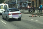 В Екатеринбурге водитель «двенадцатой» сбил тринадцатилетнего велосипедиста, ехавшего на «красный»