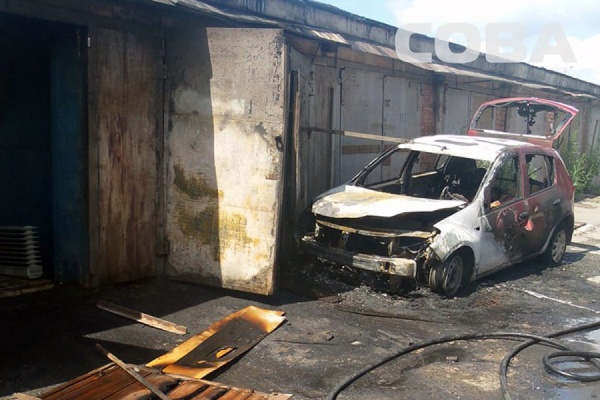В сгоревшей машине на Восточной обнаружено тело водителя - Фото 1