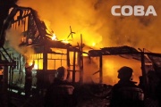 В коллективном саду «Хрустальном» сгорели сразу два дома