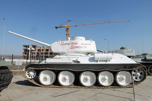 В Музее военной техники появился Т-34 «Димитрий Донской» - Фото 1