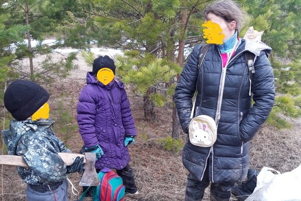 Семья из Артемовского ушла в лес с маленькими детьми, чтобы спастись от коронавируса - Фото 1