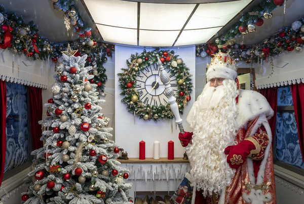 Сказочный поезд  Деда Мороза  посетит десятки российских городов - Фото 1