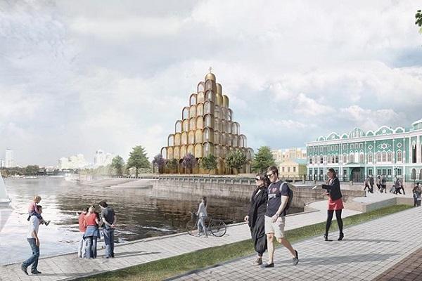 Архитекторы представили новый проект храма святой Екатерины в стиле футуризма - Фото 2