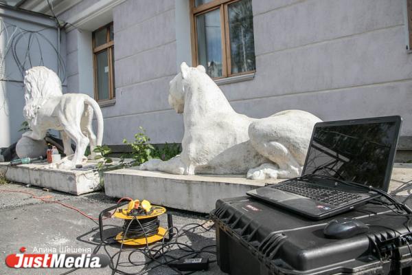 Спустя четыре месяца: львов из сквера за Оперным только начали реставрировать - Фото 2