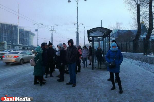 Екатеринбуржцы пожаловались на дефицит транспорта в морозы - Фото 2