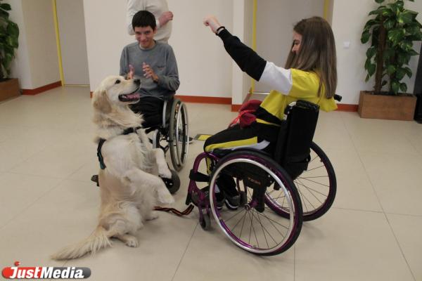 «Те, кто постарше, так и будут кричать: «Сиськи!». Как в Екатеринбурге обучают волонтеров и их собак для лечения людей с ограниченными возможностями - Фото 10
