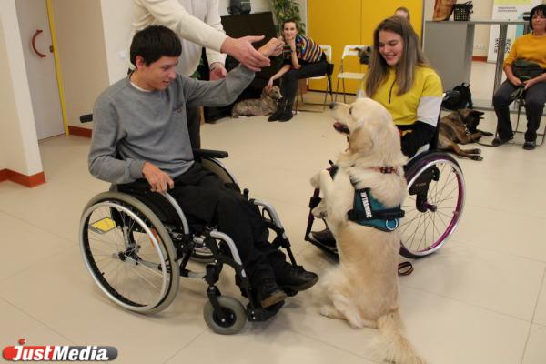 «Те, кто постарше, так и будут кричать: «Сиськи!». Как в Екатеринбурге обучают волонтеров и их собак для лечения людей с ограниченными возможностями - Фото 9