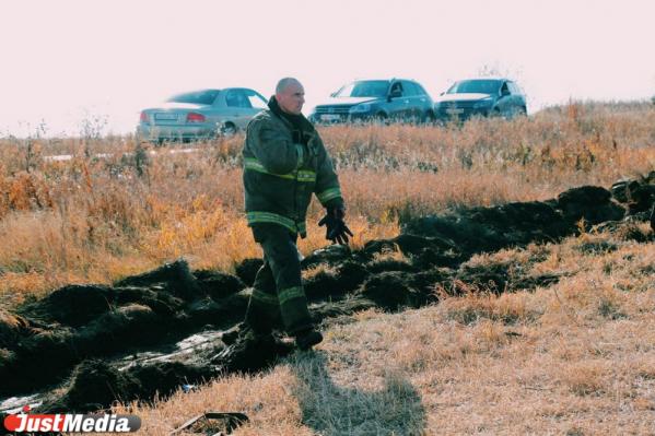 Корреспондент JustMedia.ru с места пожара: МЧС заявило, что торфяник в Солнечном подожгли - Фото 9