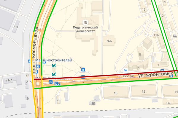В Екатеринбурге на улице Фронтовых бригад ДТП парализовало движение трамваев - Фото 2