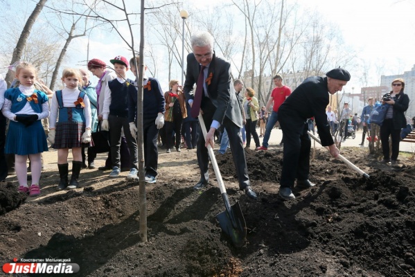 «Для нас важно сделать город лучше, комфортнее, красивее». В парке Павлика Морозова высадили новые деревья
