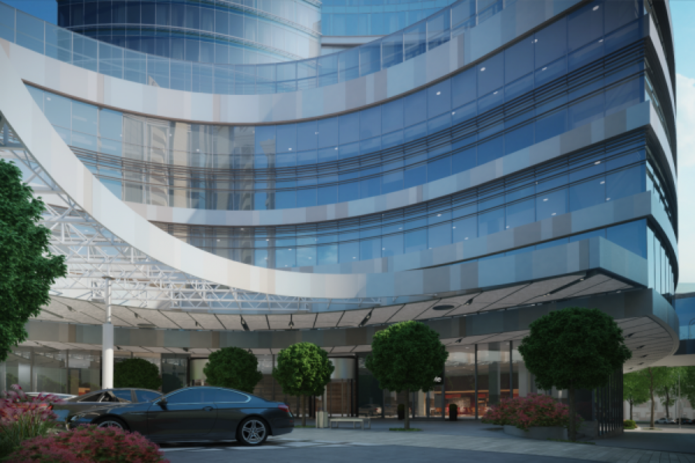 Исчезающие стены, многоэтажные переходы в соседние здания и подземная улица. Строители Opera Tower рассказали, каким будет «город в городе» - Фото 1