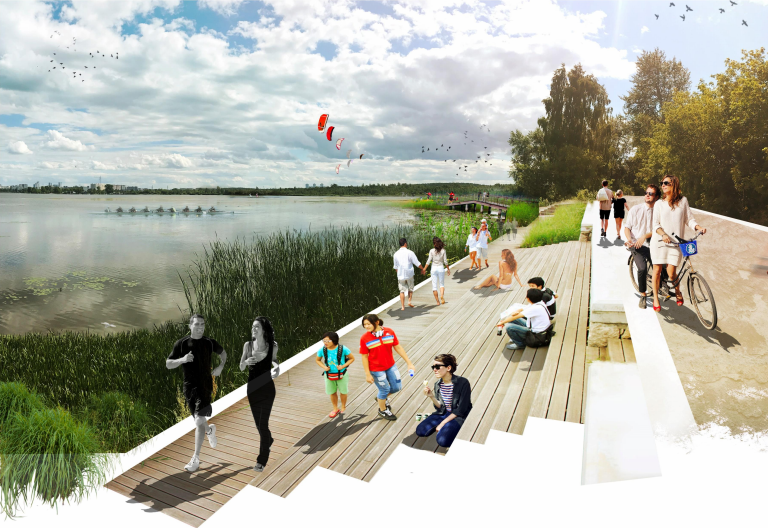 «Ни один из проектов не пойдет в реализацию. Возьмем только наработки». На форуме 100+ предложили концепции развития набережной Верх-Исетского пруда. ФОТО - Фото 5