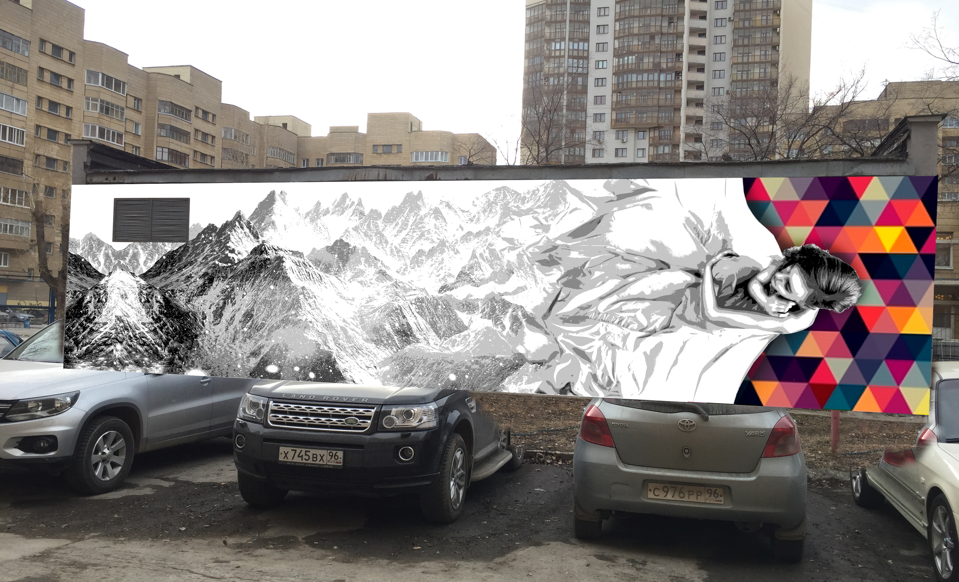 В два раза больше объектов и две тысячи баллонов краски. Граффитисты со всей страны выходят на улицы Екатеринбурга. ЭСКИЗЫ - Фото 14