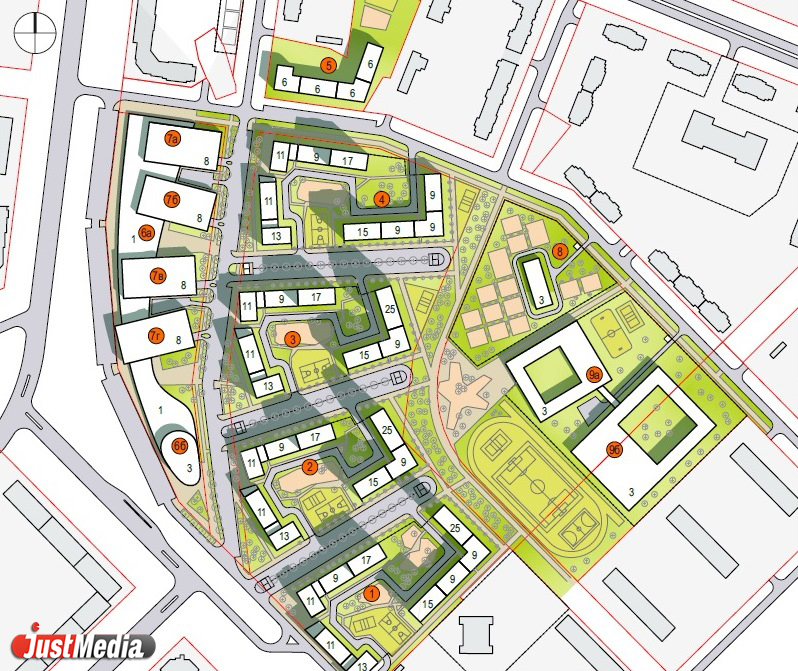На Широкой речке построят масштабный жилой микрорайон с прогулочными зонами и большим стадионом. ПРОЕКТ - Фото 8