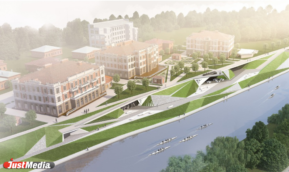 Набережная Исети в центре Екатеринбурга изменится до неузнаваемости. ПРОЕКТ - Фото 6