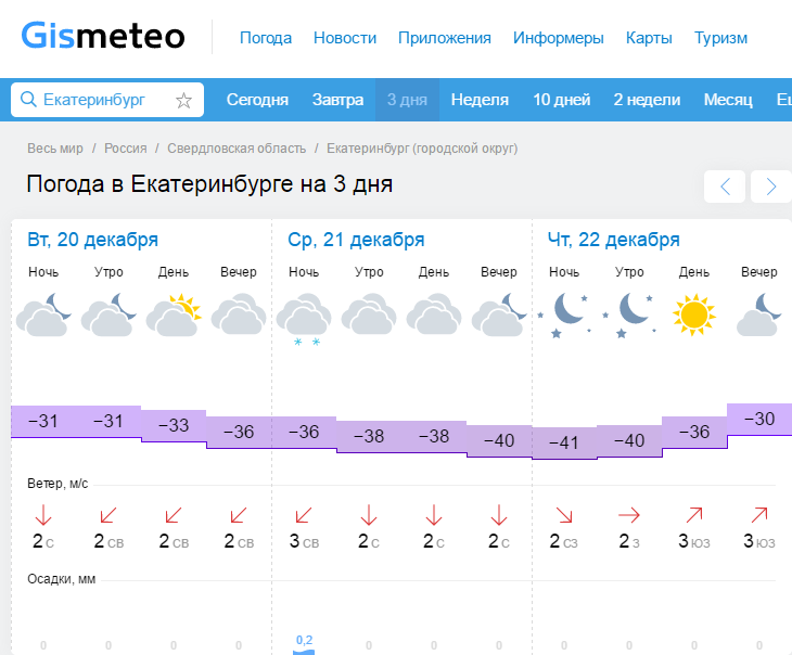 В Екатеринбург придут 40-градусные морозы - Фото 2