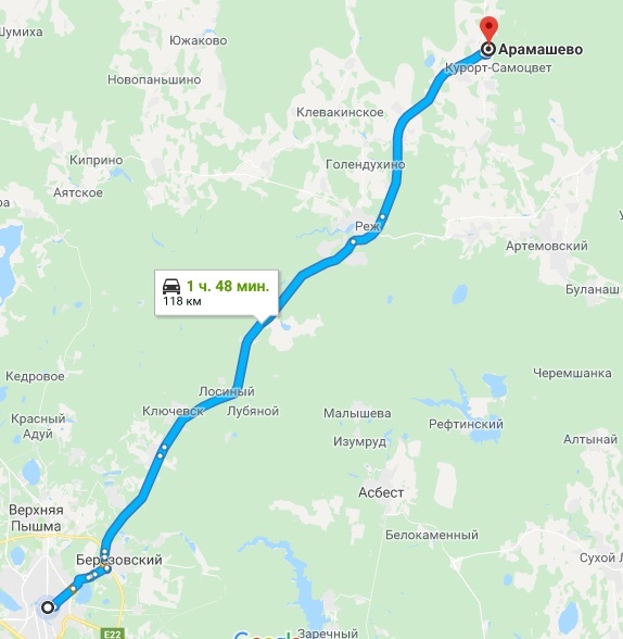 Свердловская область аромашево карта