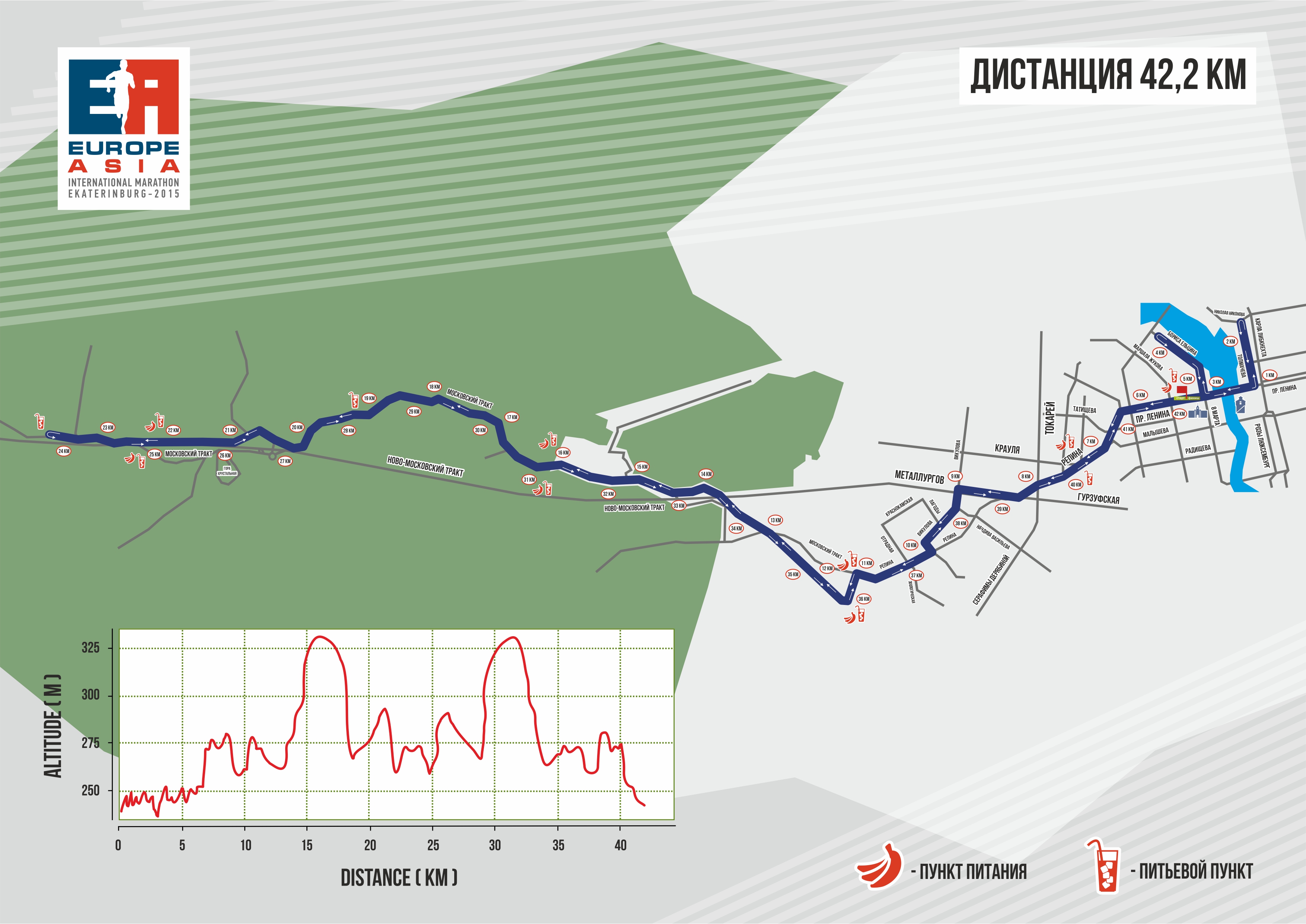 В Екатеринбурге из-за марафона «Европа-Азия» перекроют часть дорог. СПИСОК, КАРТЫ - Фото 5