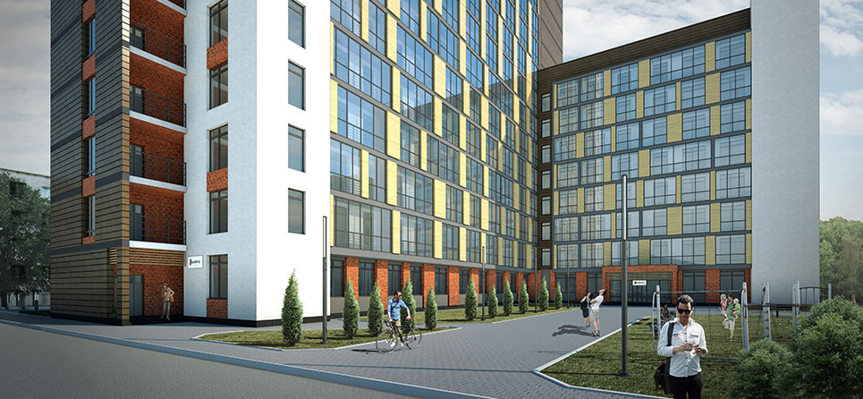 Апартаментный комплекс «Кампус» «потерял» шесть этажей. ОКОНЧАТЕЛЬНЫЙ ВАРИАНТ ПРОЕКТА - Фото 3