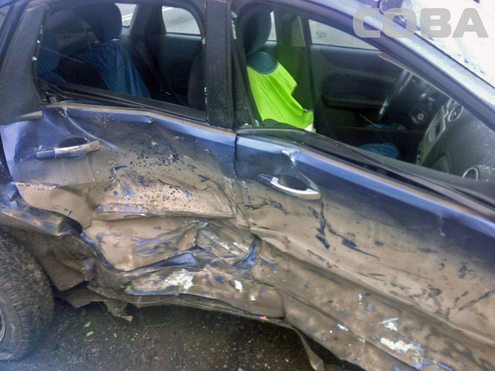 На развязке у «Калины» Ford Focus подставил бок встречному Opel. ФОТО - Фото 2