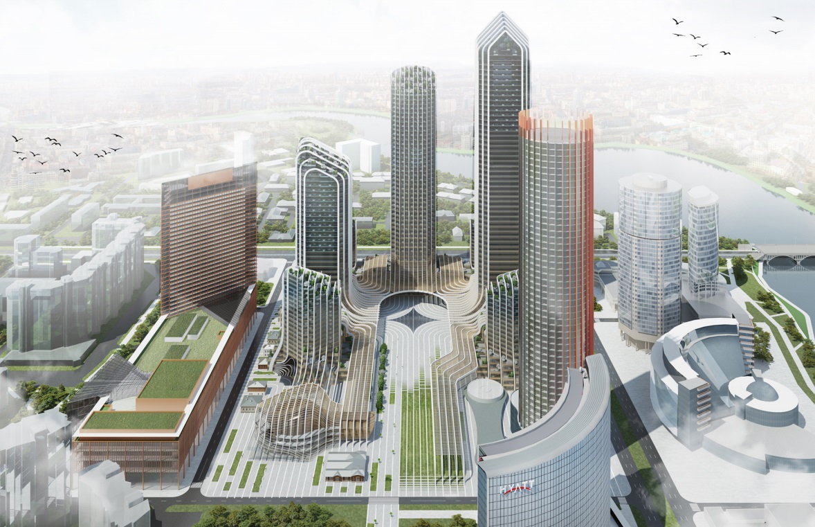 «Екатеринбург-Сити» превратится в 250-метровый Каменный цветок с каскадом площадей. ФОТО - Фото 4