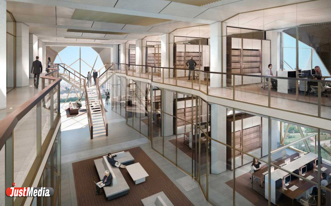 Стекло и металл: на набережной Исети вырастет офисник, создающий иллюзию кристаллических граней. ФОТО - Фото 3