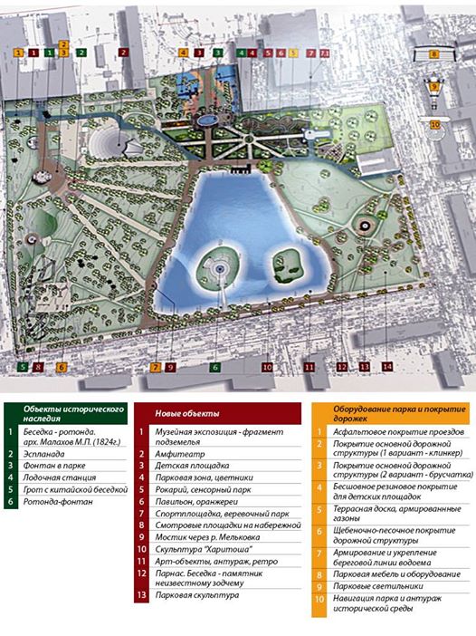 План харитоновского парка екатеринбург