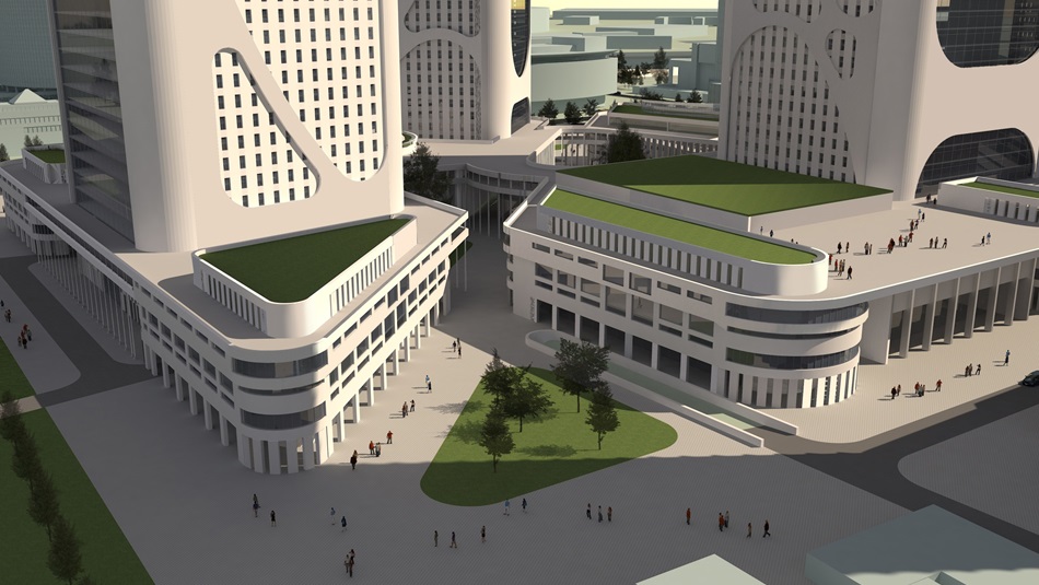 «Екатеринбург-Сити» превратится в 250-метровый Каменный цветок с каскадом площадей. ФОТО - Фото 8