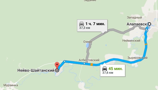 Карта нейво шайтанский