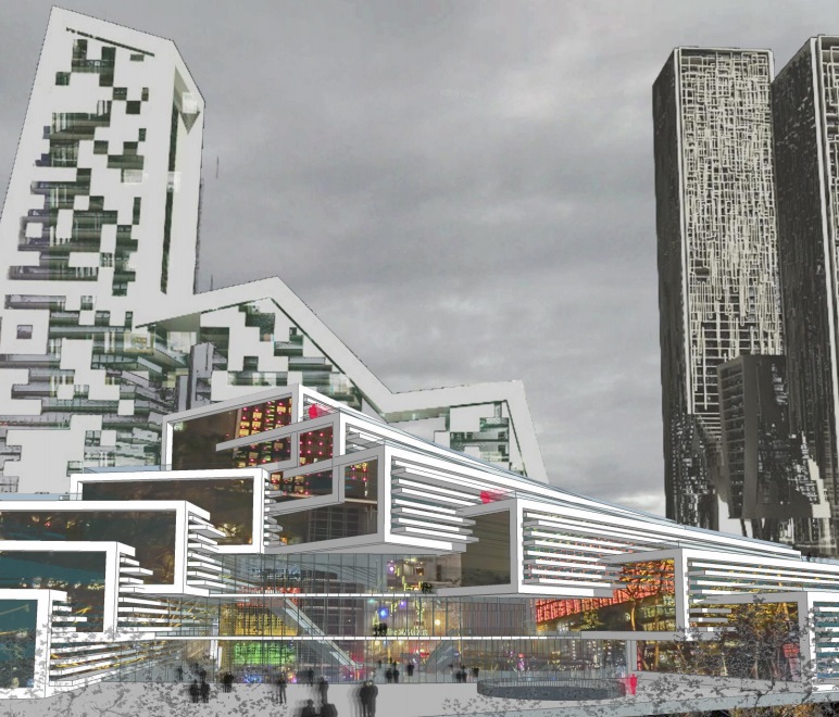 «Екатеринбург-Сити» превратится в 250-метровый Каменный цветок с каскадом площадей. ФОТО - Фото 17